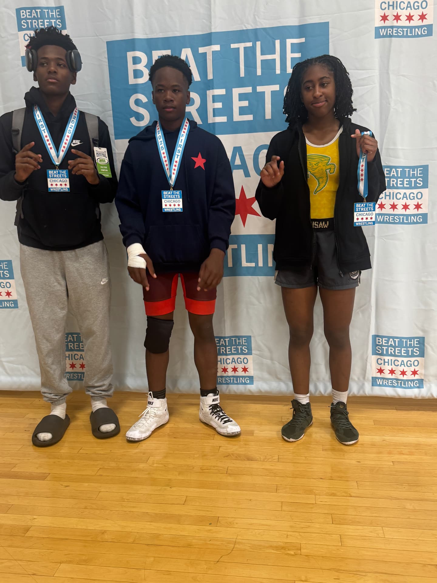 Duane on the podium at Beat the Streets Chicago